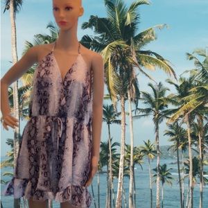 Black,Gray &White Romper with spaghetti strap